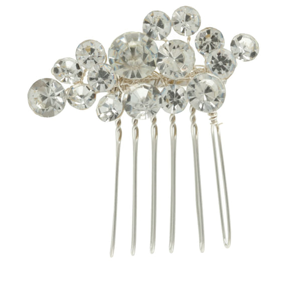 Small Hair Comb With Rhinestones
