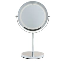 Miroir de Maquillage LED - argenté, x1 et x5