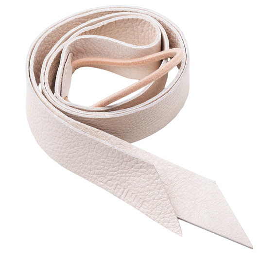 Leather Band Long Cream