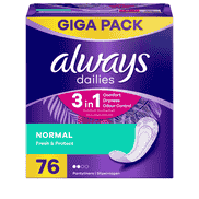 Protège-slips Fresh&Protect Normal Gigapack 76 pièces