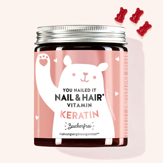 You Nailed It Nail & Hair Vitamin (zuckerfrei) - 60 Bears