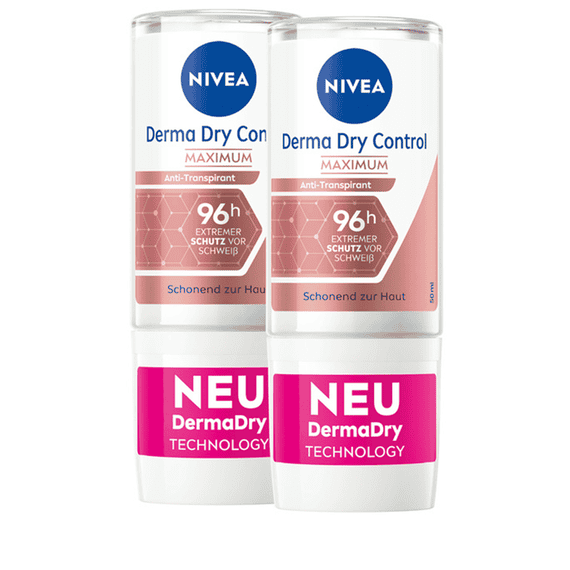 Deo Derma Dry Control Maximum Roll-on Duo