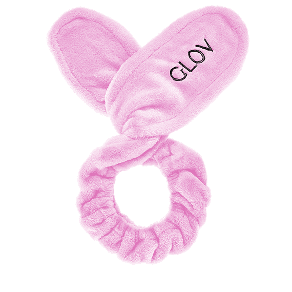 Bunny Ears 2-in-1 Hair Protecting Headband & Hair Tie - Pink