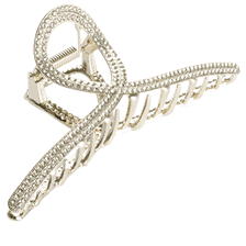 Pince Métallique Avec Petits Strass - or