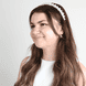 Slim Pearl Headband - Off-White