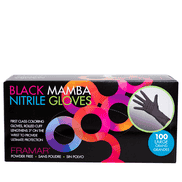 Black Mamba Nitrile Gloves- Large - 100 pcs.