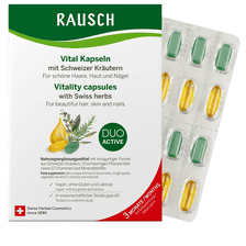 Capsules Vitalité aux Herbes Suisses - 3 Mois