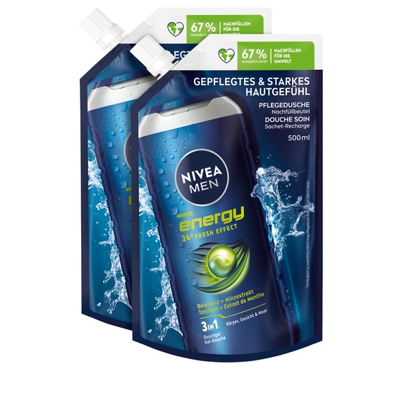 Energy Shower Gel Refill Duo