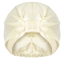 Anti-Frizz Satin Hair Bonnet - Satin Beige