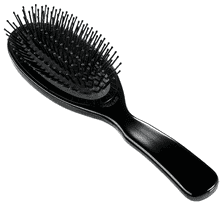 Carbonium Silver Ion Oval Brush 23 cm Fiber Pins