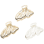 Filigree metal clip in butterfly shape