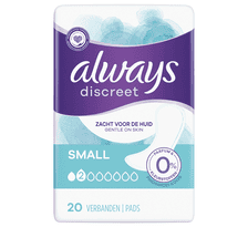 Inkontinenz Einlagen Small 0% Duft- & Farbstoffe - 20 Stk.