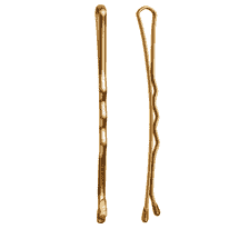 Fermagli Per Capelli Ondulati, 50 mm, 250 pz. - Oro