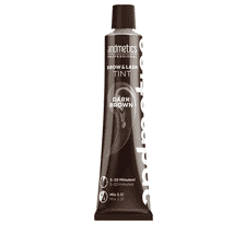 Augenbrauen- und Wimpernfarbe dunkelbraun