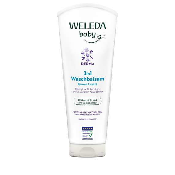 Derma 3in1 Waschbalsam Weisse Malve
