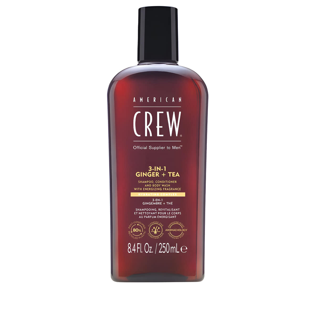 3in1 Energizing Ginger & Tea Shampoo, Conditioner & Body Wash