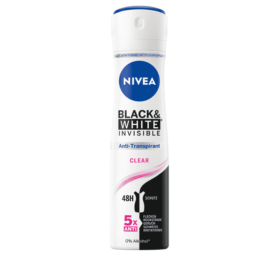 Deo Black & White Invisible Clear Spray 
