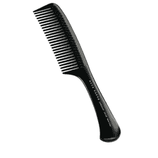 Carbonium Comb Handle Medium Teeth 22.5 cm
