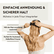 Patentspange Schleife Schwarz