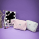 Large Toiletry Bag In Pink-Checkered Quilt