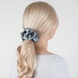 Satin Scrunchies - iceblau, gold, petrol