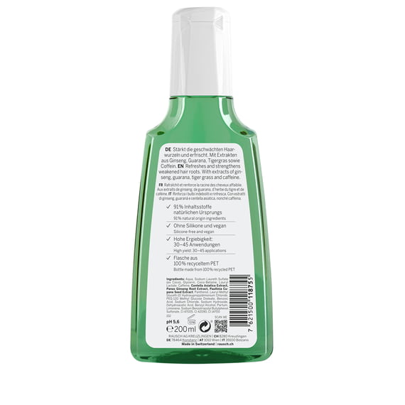 Coffein-Shampoo mit Ginseng