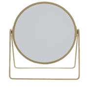Miroir de Maquillage - doré, x1 et x5