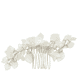 Ceramic Flowers On Hair Comb