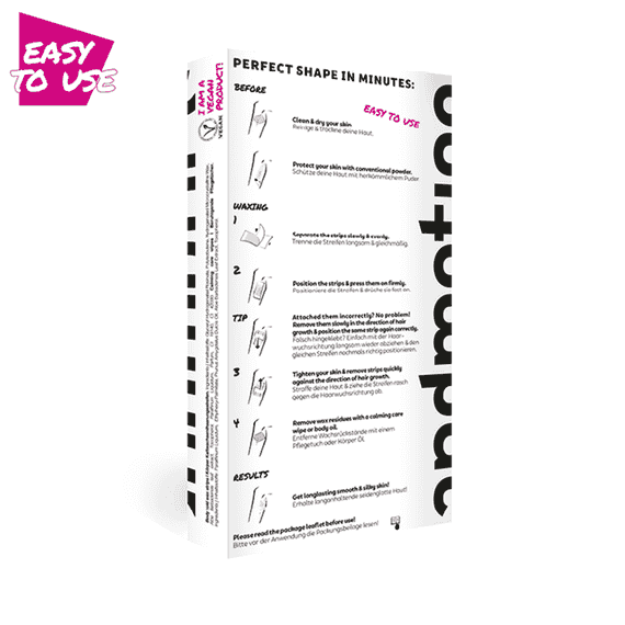 Bandes de cire pour le corps