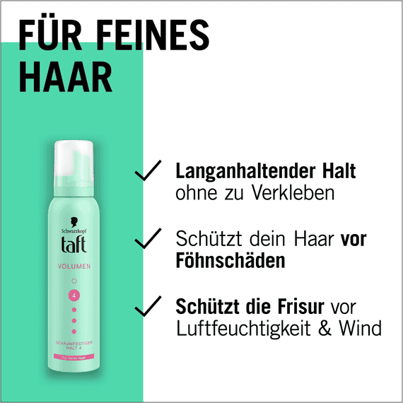 Schaumfestiger Volumen feines Haar