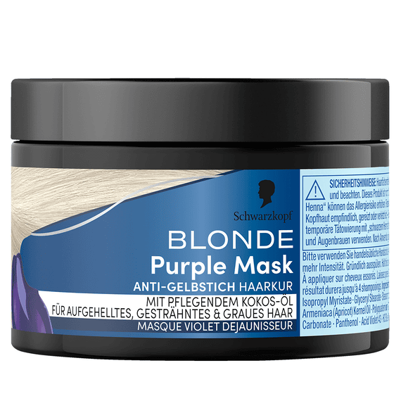 Purple Mask Anti Yellowish Effect