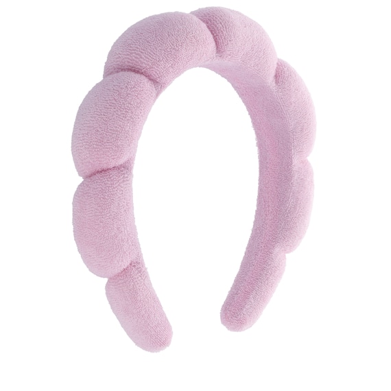 Cerchietto in Microfibra Rosa
