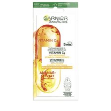 Maschera di stoffa in fiala anti-fatica con vitamina C ed estratto di ananas