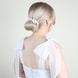 Hairpins With Ceramic Flowers & Pearls - Gold