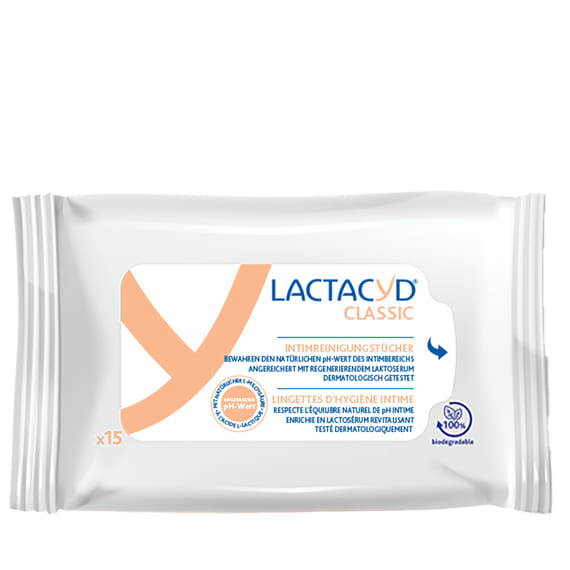 Lingettes Intimes Nettoyantes – 15 pcs.