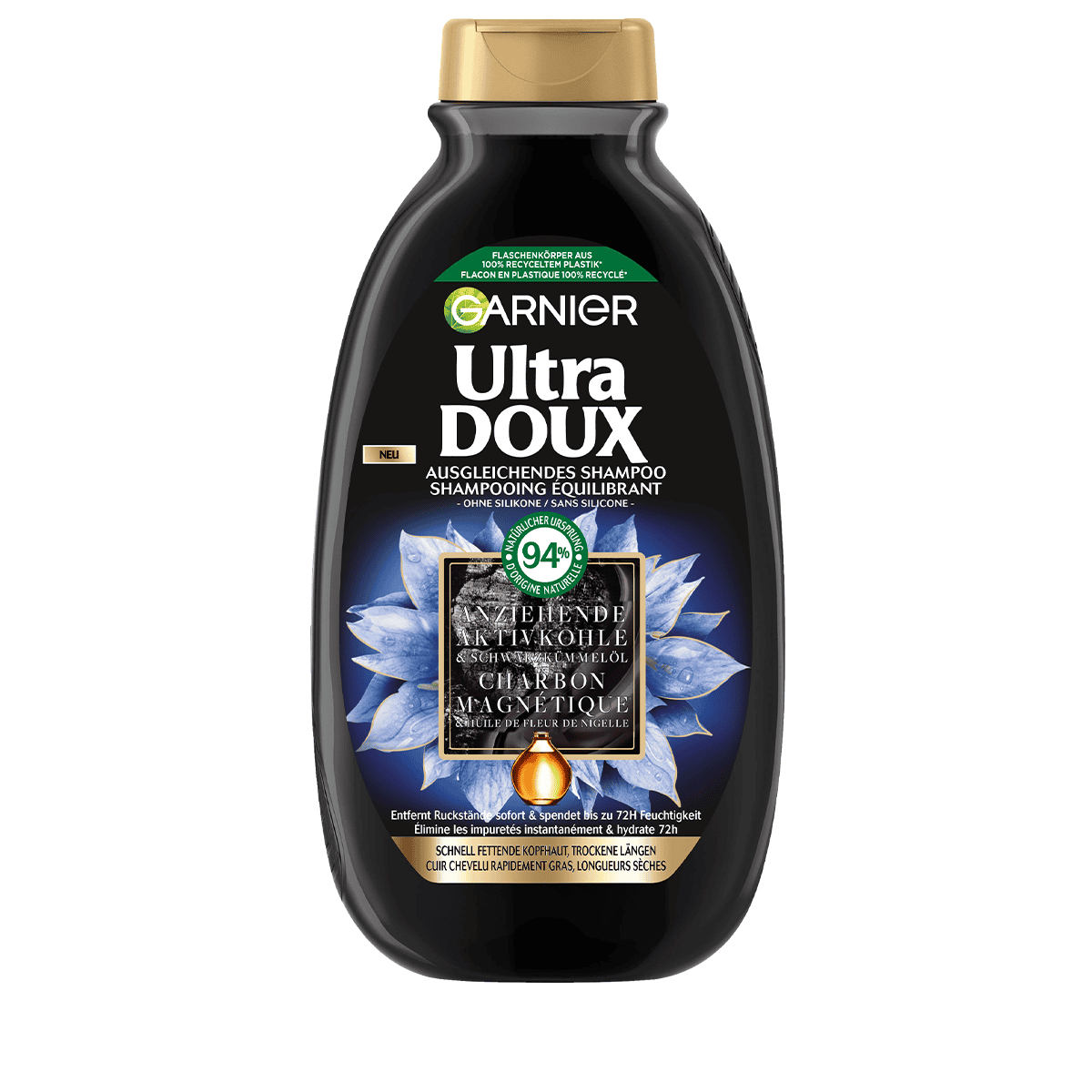 Garnier • Purifying Charcoal Hair Care Routine •