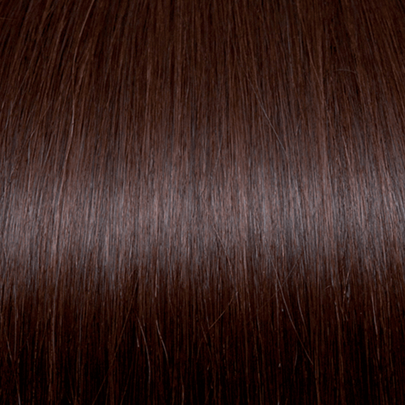 Keratin Hair Extensions 40/45 cm - 32, mahogany brown