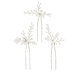 Delicate Hairpins With Flowers