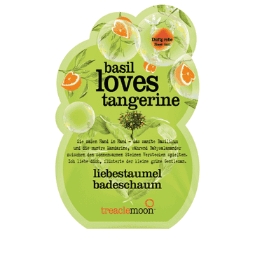 Treaclemoon Mousse de bain Basil Loves Tangerine