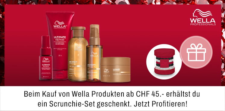 Geschenk sichern beim Kauf von Wella Produkten ab 45 Franken