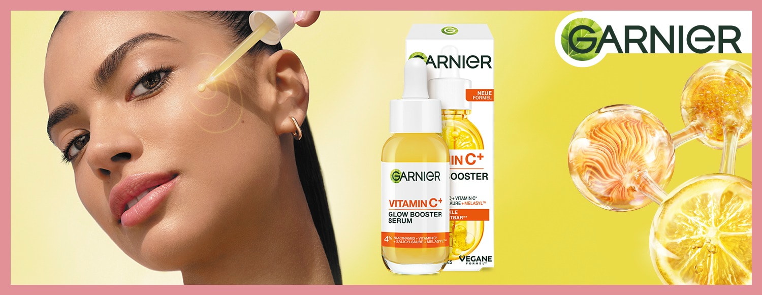 Entdecke die neue Formel des Vitamin C Serums von Garnier