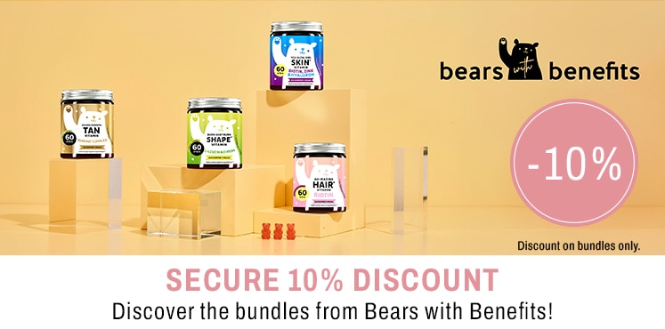Secure a 10 per cent discount on the bundles from Bears with Benefits
