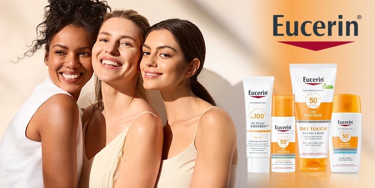 Entdecke die Sonnenpflegen von Eucerin und profitiere von 20 Prozent Rabatt