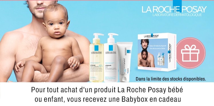 Assurer un cadeau a partir dun achat de produits La Roche Posay pour bebe ou enfant