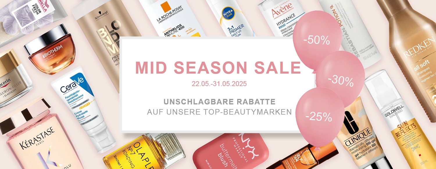 Entdecke unsere Mid Season Sale Kampagne
