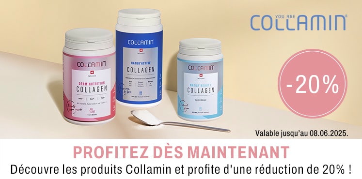 Profitez maintenant de 20% sur toute la marque Collamin