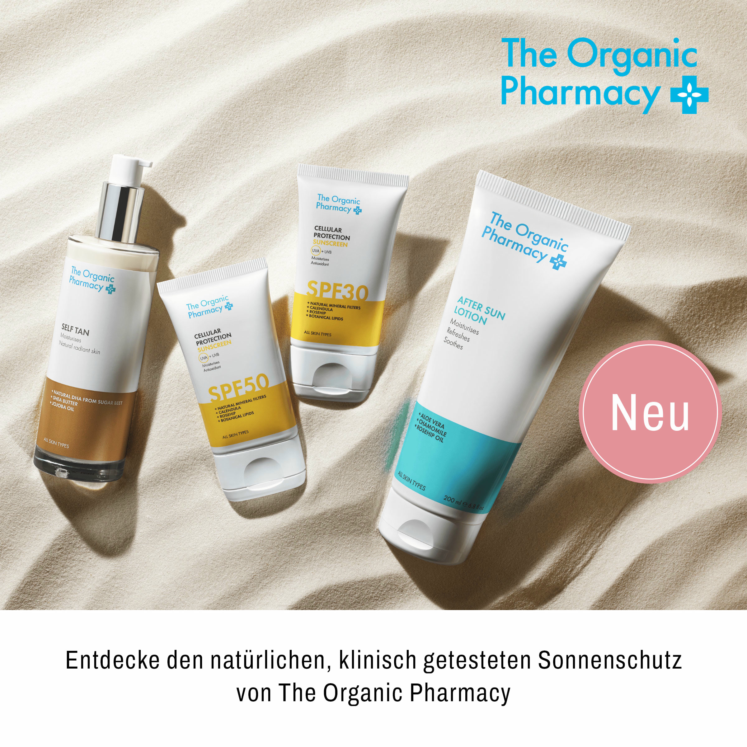 Entdecke den Sonnenschutz von The Organic Pharmacy