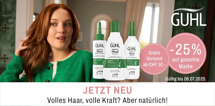 Jetzt 20% Rabatt auf die gesamte marke von Guhl profitieren